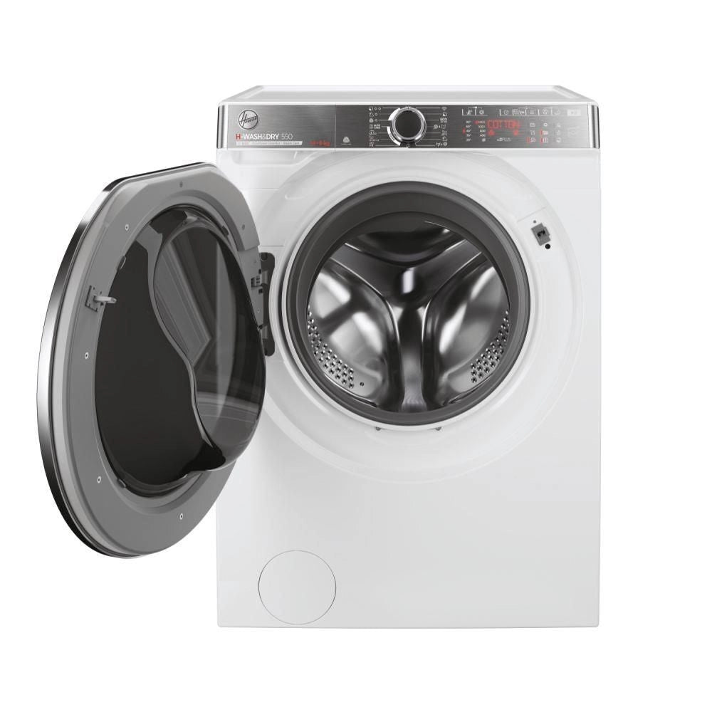 Hoover H-WASH&DRY 550 H-WASH 550, Lavasciuga 14+9 KG, Classe A, 1400 giri, Bianco, Inverter, Vapore, Wi-Fi, H5DPB4149AMBC-S