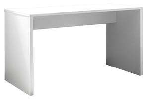 Scrivania da Ufficio 138x48x76 cm in Legno Bianco