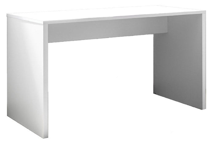 Scrivania da Ufficio 138x48x76 cm in Legno Bianco