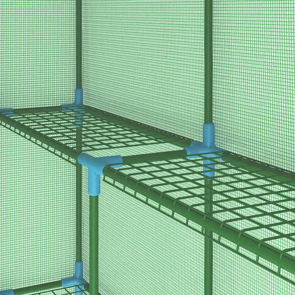 Serra con Ripiani in Acciaio 143x143x195 cm CFW2871897