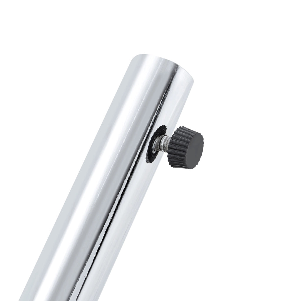 Tavolino basso rotondo con piano in MDF effetto noce e struttura in metallo cromato per soggiorno ufficio balcone