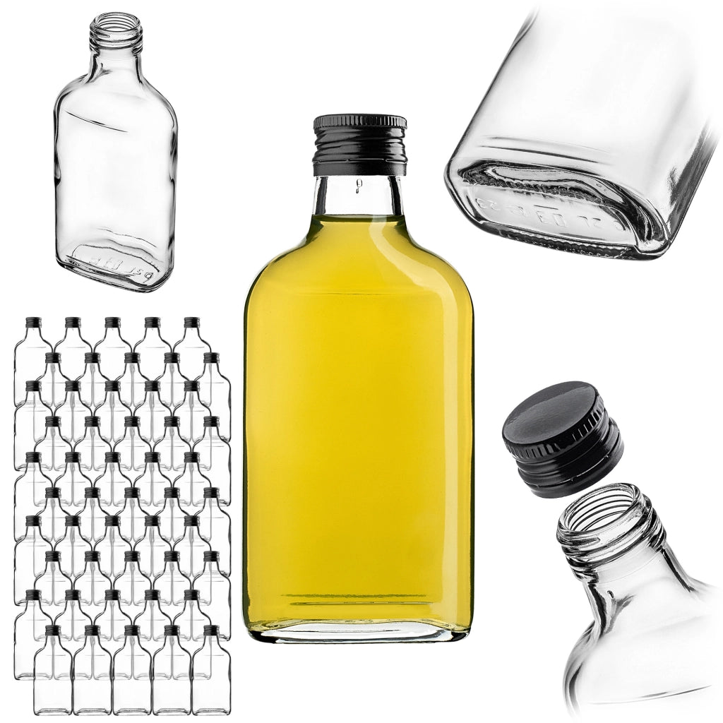 KADAX Butelka piersiówka 200ml BUT200 z zakrętką c