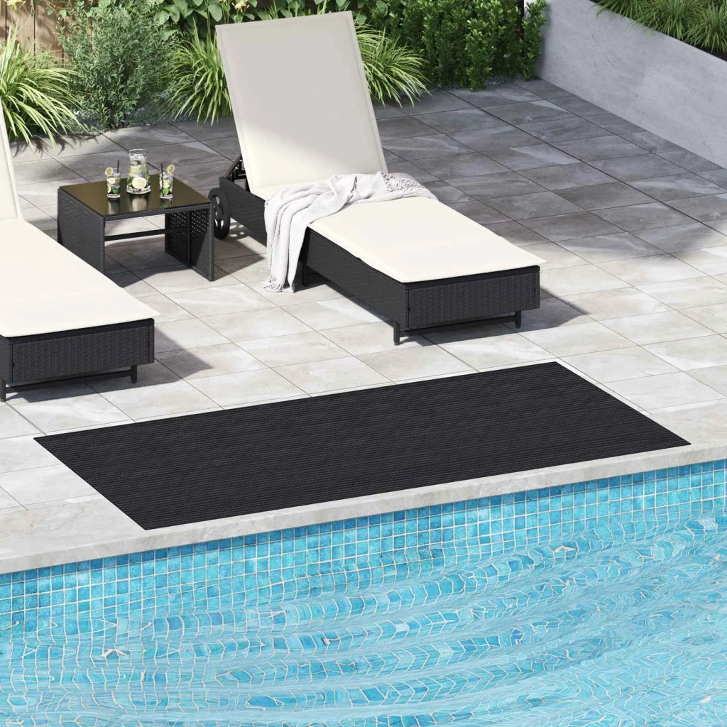 Tappeto per pavimento Nero 1 x 2 m Gomma