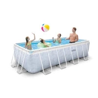 26780NP - Piscina Prism Chevron 400X200X100Cm Con Pompa Filtro Da 2.006 L/H E Scaletta