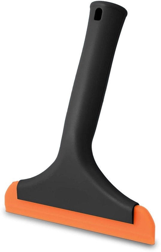 Pulitore per finestrini in silicone, Pulitore per vetri auto, Pulitore per doccia, Pulitore per vetri auto piccolo, Pulitore per vetri bagno, Pulizia parabrezza nera
