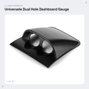 Ottimizzatore di Pannello con Supporto per Contachilometri Universale - 52mm/2in - Cinghia in ABS - Supporto per Contachilometri Auto - Nero - Qualità Professionale - Supporto per Contachilometri