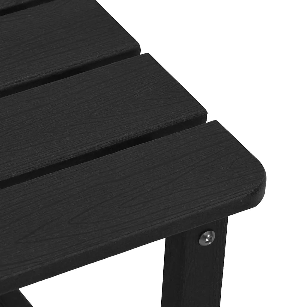 Sedia da Giardino 3 pcs Nero Polietilene 3335832