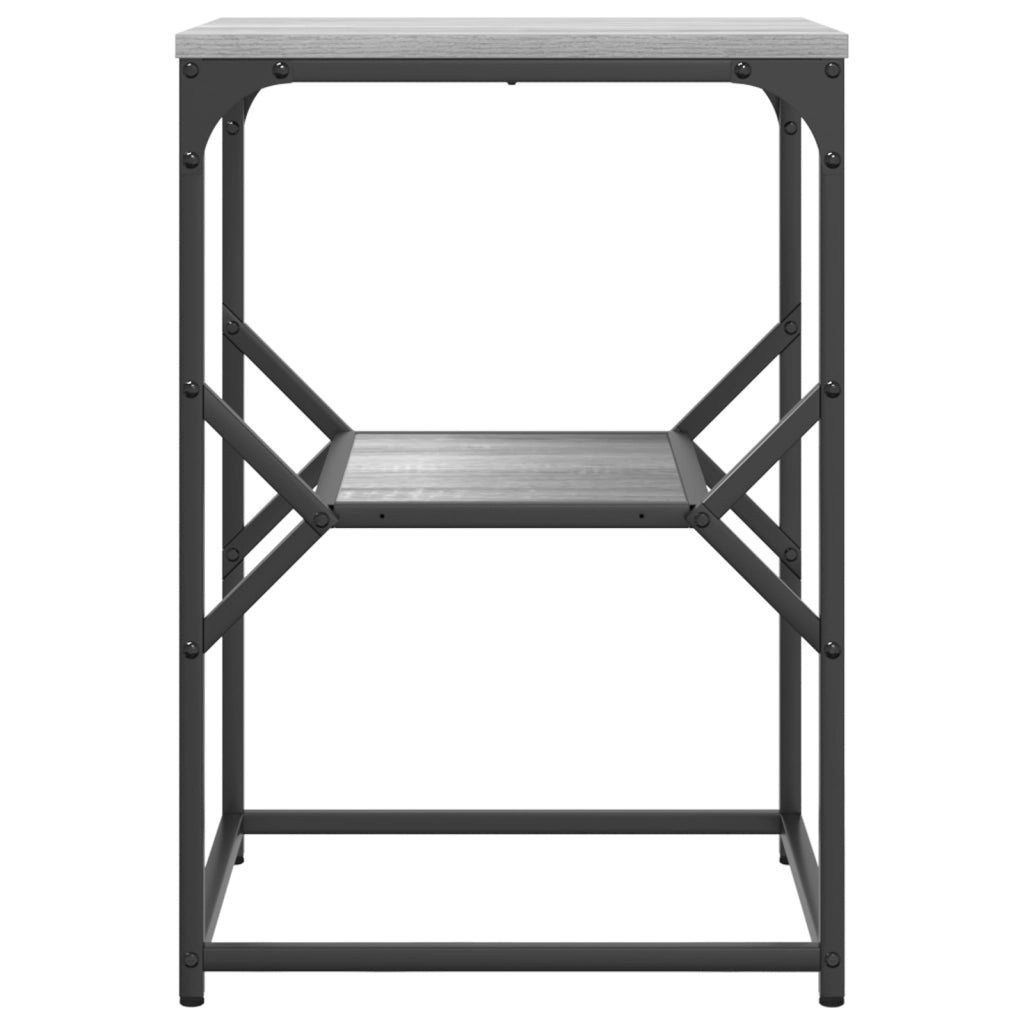 tavolino Grigio Sonoma 41x40x60 cm in Legno ingegnerizzato
