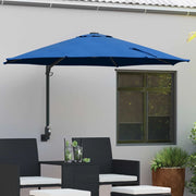 Ombrello da giardino Azzurro 248 x 248 x 148 cm 42003250