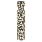 Vaso Decorativo VKH1034, Grigio, Poliresina, 15,5x15,5x65 cm