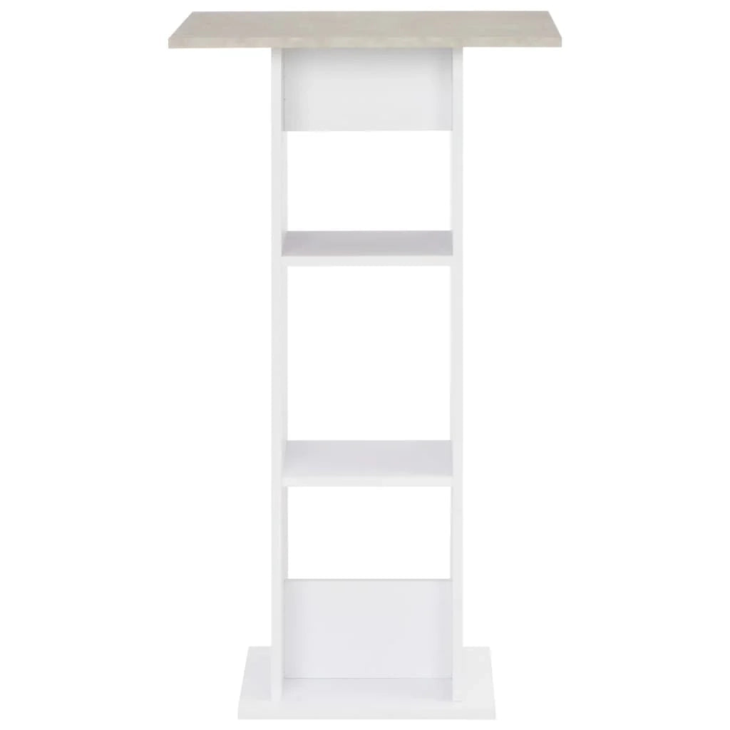 Tavolo alto stile bar/bistrot bianco 110 cm 0902060