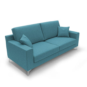 Michael Divano in tessuto impermeabile antimacchia T03 206 cm azzurro