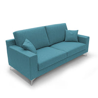 Michael Divano in tessuto impermeabile antimacchia T03 166 cm azzurro