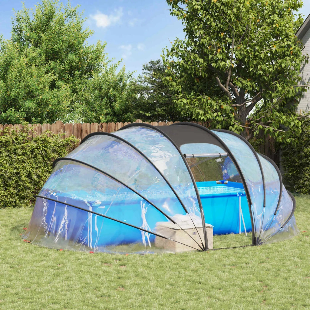 Tenda da piscina a cupola Trasparente 538 x 440 x 204 cm PVC 42001139