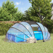 Tenda da piscina a cupola Trasparente 538 x 440 x 204 cm PVC 42001139