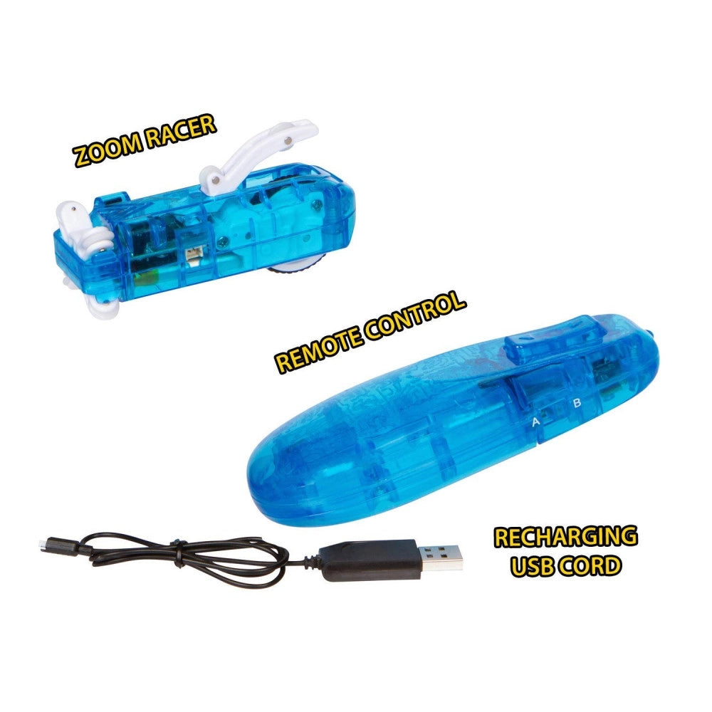 Trade Shop - Gioco Giocattolo Zoom Tube Racing Tubo Magico Per Macchinine Con Effetto Luci -