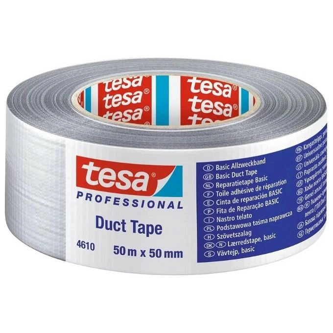 TESA 4610 Adatto per uso interno Adatto per uso esterno 50 m Polietilene Argento