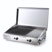 Plancha double Piastra 2 in 1 GHISA + ACCIAIO GPL E METANO 4070/Cover/M