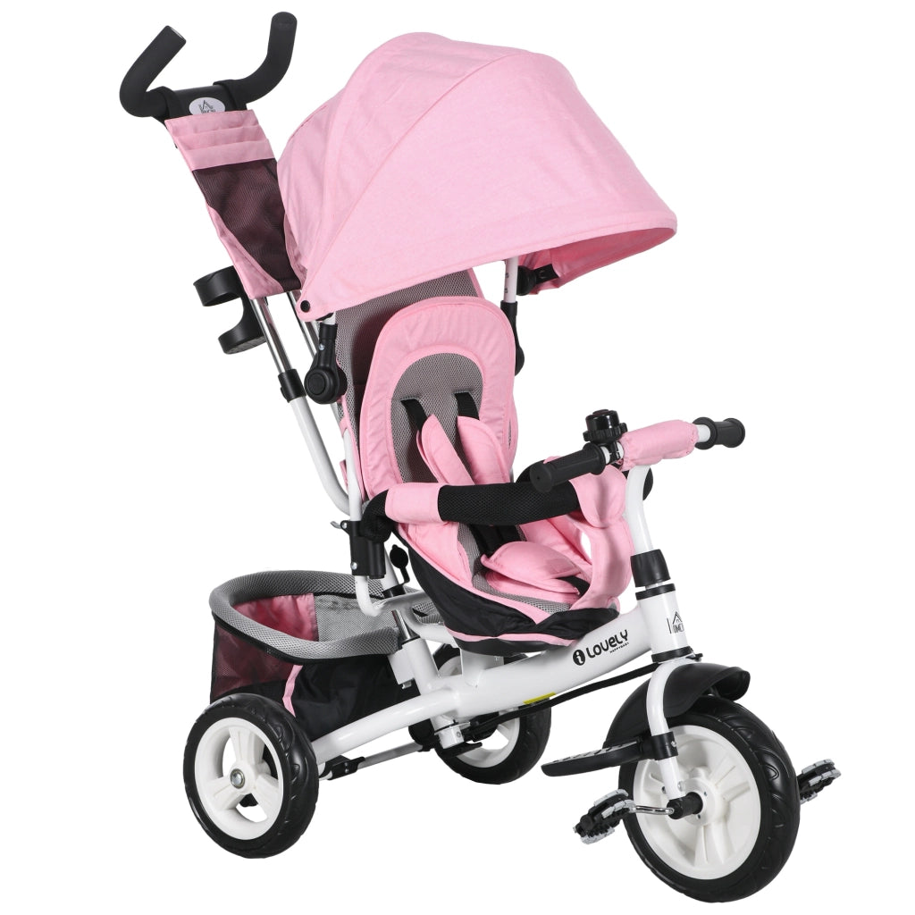 Triciclo Bambini con Portabottiglie ¨C Zephmum ¨C Rosa