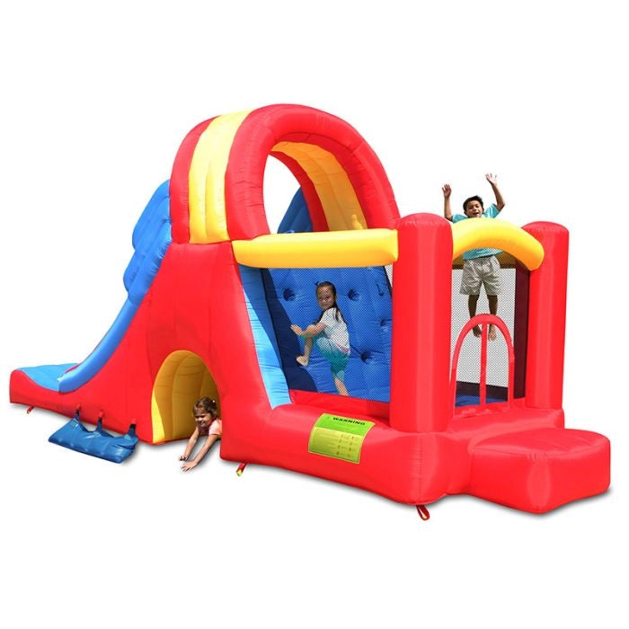 Gioco gonfiabile per bambini da giardino MEGA SCIVOLO COMBO