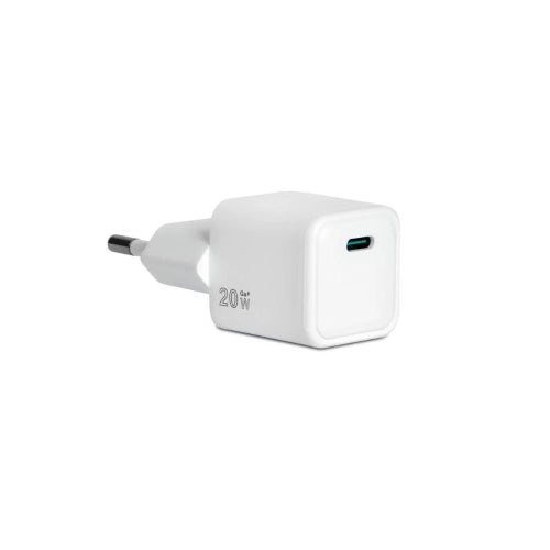 CARICATORE ADATTATORE UNIVERSALE VULTECH CC-120PDCUGWH 1 PORTA USB TYPE-C PD20 QC 3.0 GAN 20W