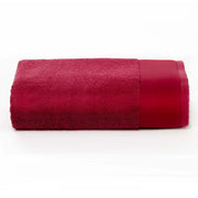 Telo Spugna Asciugamano 60x110 cm con Balza in Raso Garrini Hope Bordeaux