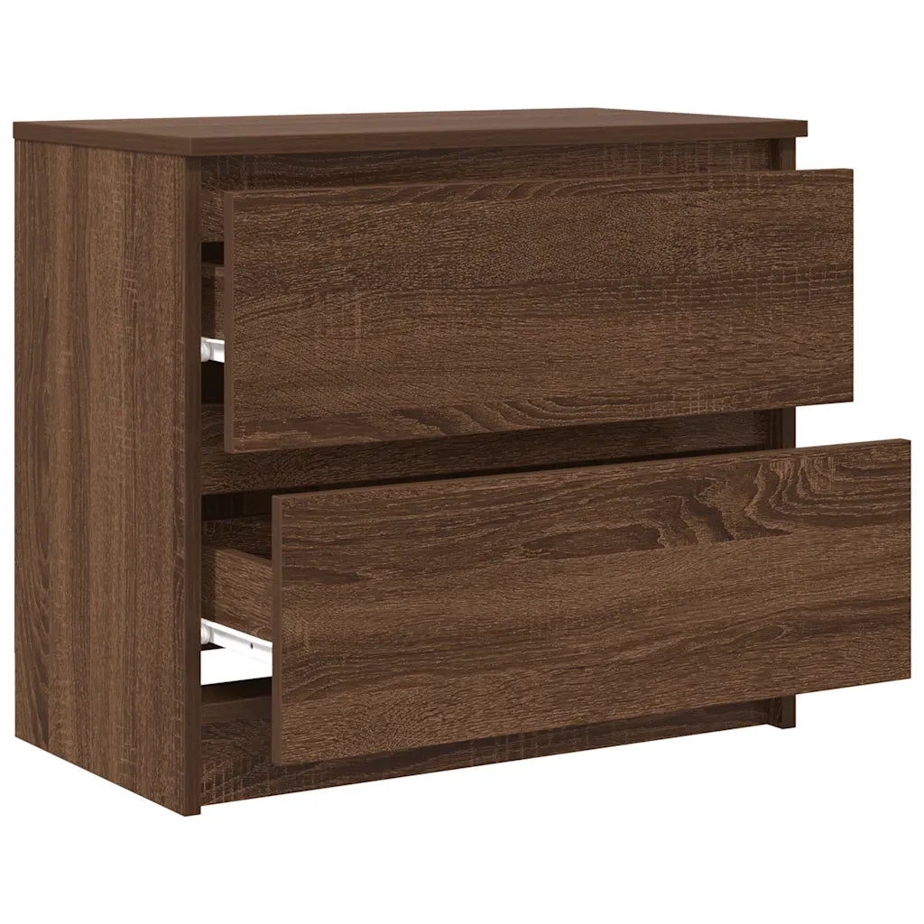 Mobile TV Rovere Marrone 60x35x54 cm in Legno Multistrato 861784