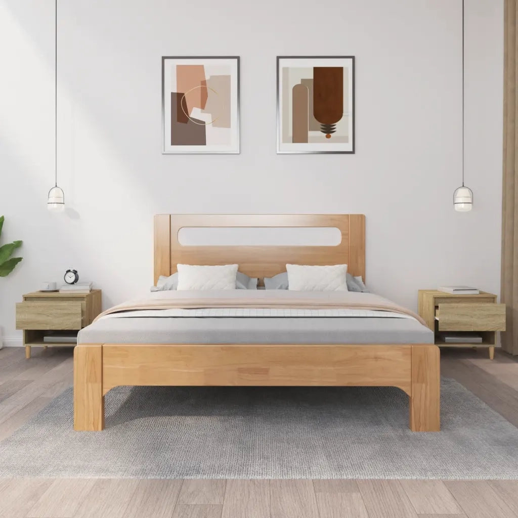 Comodini 2 pz-Set di 2 Tavolino da notte Rovere Sonoma 50x46x50 cm in Legno Multistrato