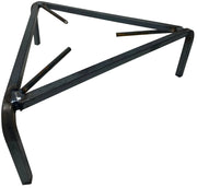 TREPPIEDE TRIANGOLARE CAMINO FUOCO BARBECUE GRIGLIA CM 18X18X18 H. 8 CM