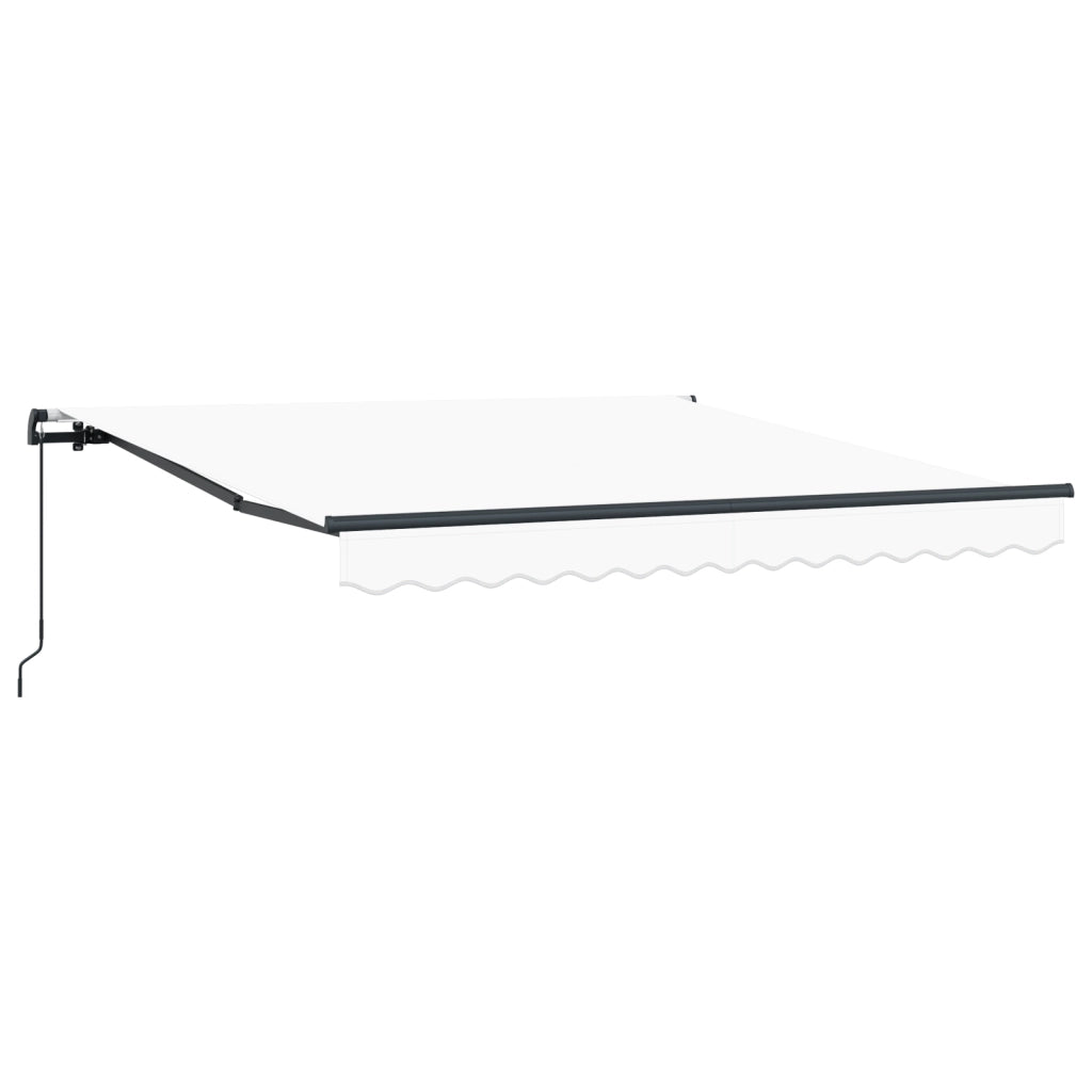 Tenda Retrattile Manuale Bianca 350x250 cm