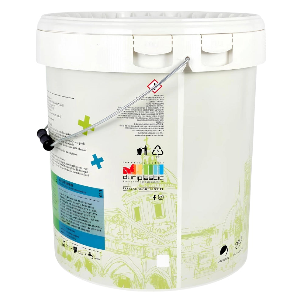 Idropittura lavabile traspirante bianca interni umidità comfort fermamuffa plus *** formato 13 lt, confezione 1