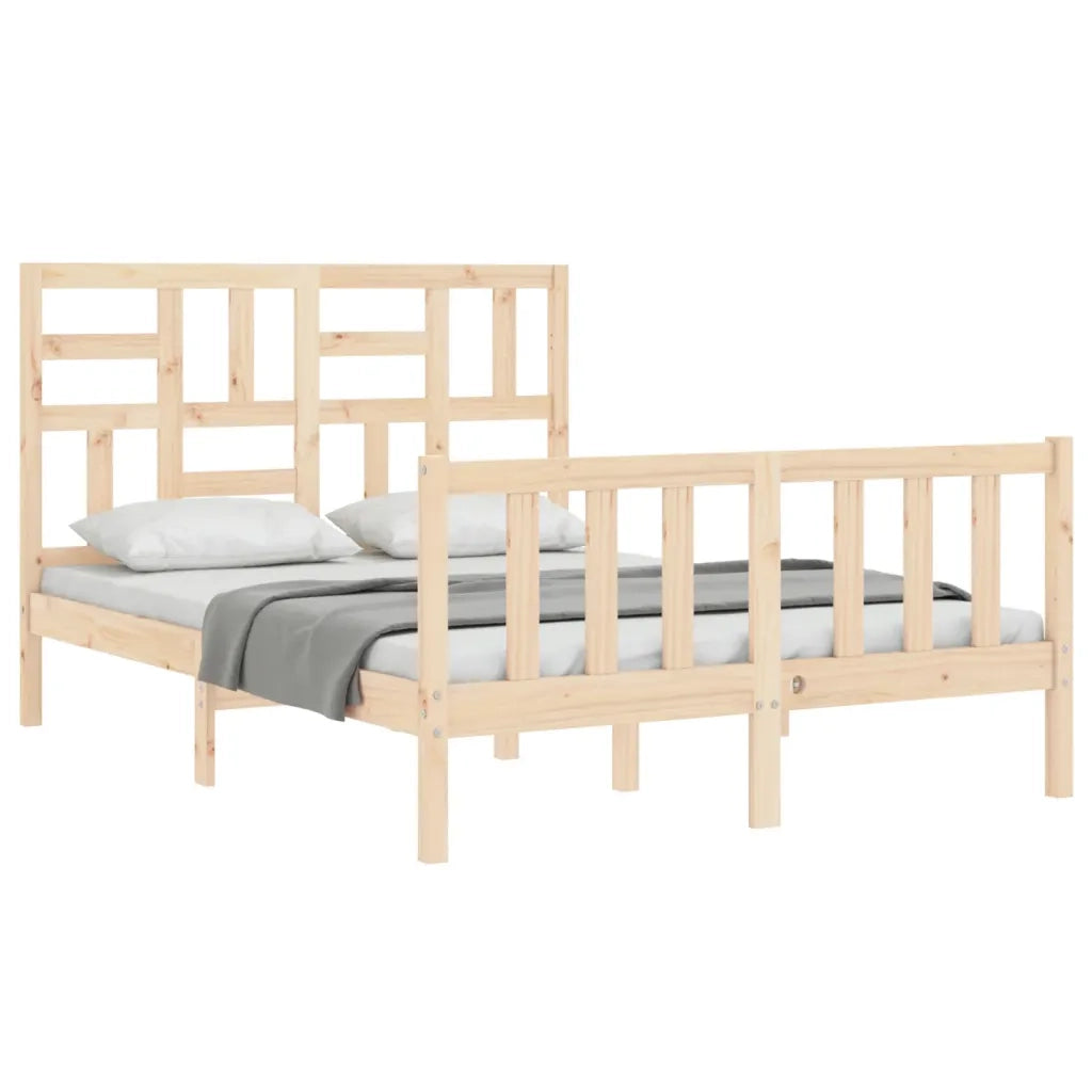 Giroletto senza Materasso 140x200 cm in Legno Massello di Pino 3193076