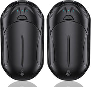 Calore per mano, 2 pezzi, 6000 mAh, ricaricabile, USB, calore per mano, 3 modalità di riscaldamento, 2S, rapido, per sport all'aperto, campeggio in inverno