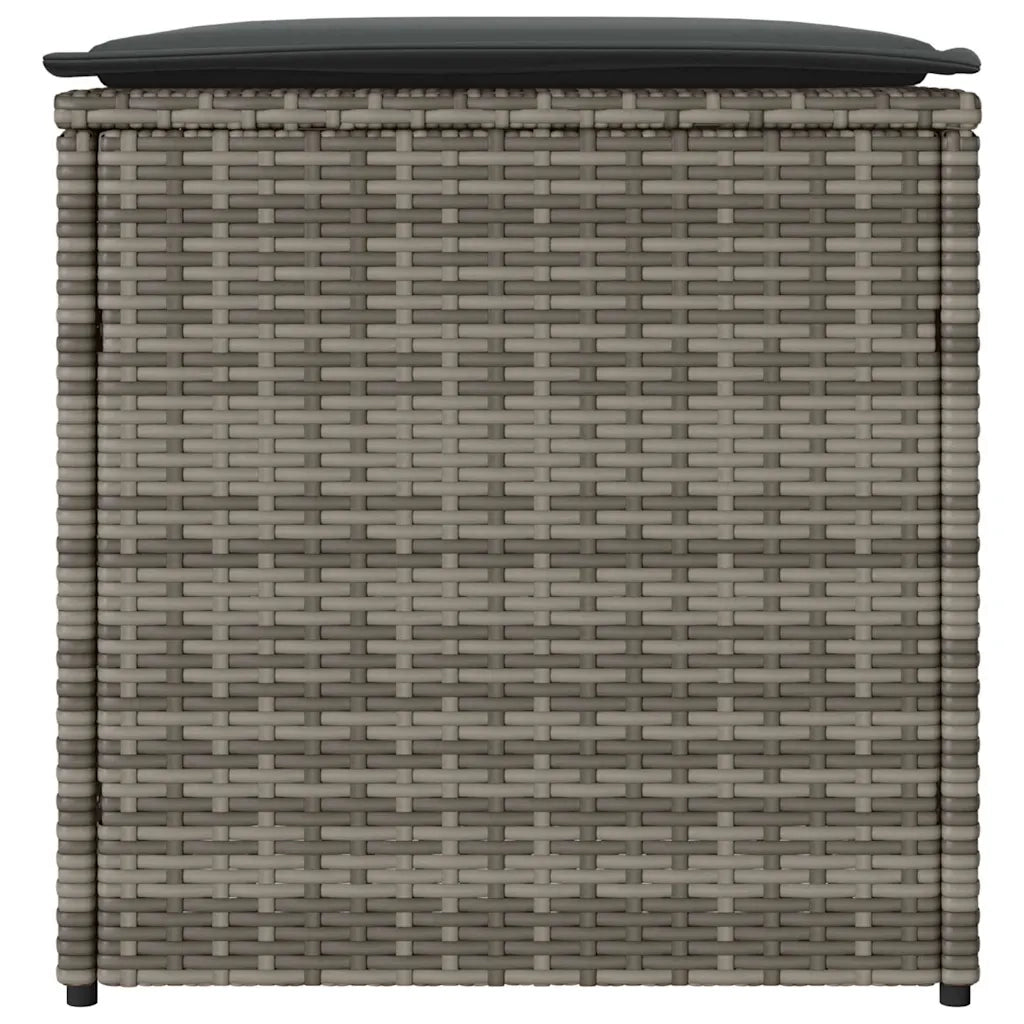 Scatola per Cuscini Grigio 50 x 50 x 50 cm polyrattan CFW8284451