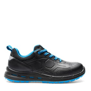 Scarpa Bassa da Lavoro S3S ESD in Pelle Colore Nero | Sottozero Modello BRITANNIA, Numero 46