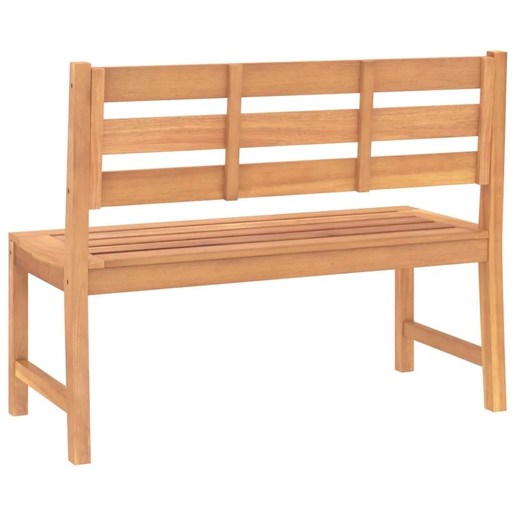 Panca da giardino mobili da esterno per patio terrazza 114 x 59 x 90 cm legno massello di teak 02_0011179
