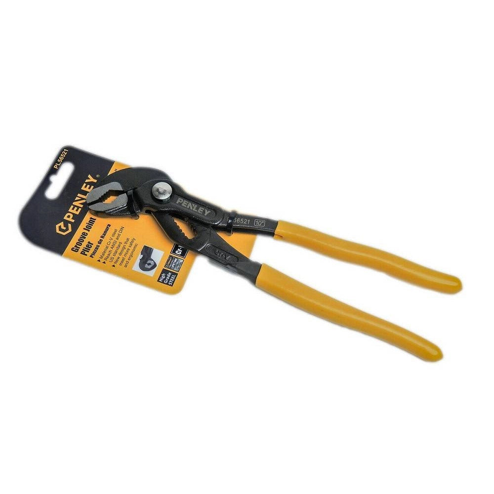 Trade Shop - Pinza Pappagallo 10" 250 Mm Regolabile Cromo Vanadio Manico Antiscivolo Poligrip -