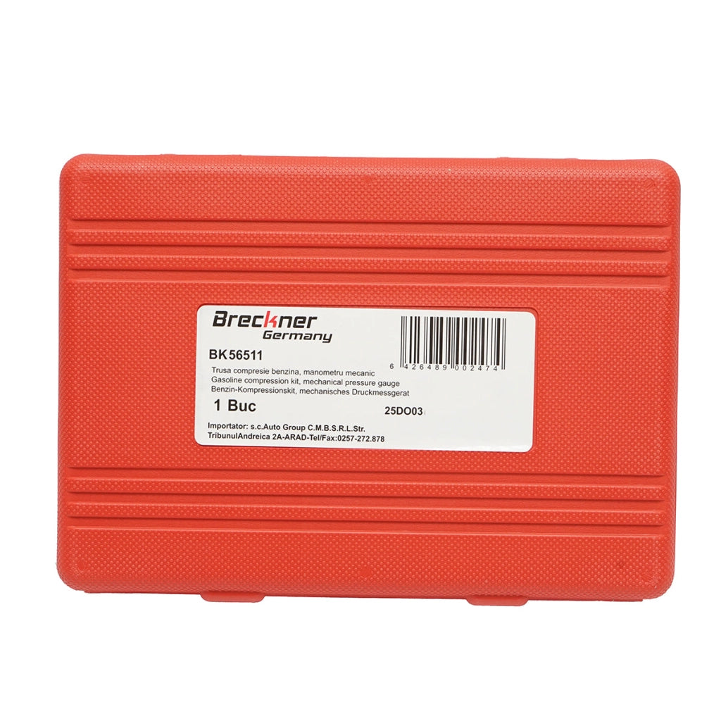 Kit di prova della pressione del motore a benzina, manometro meccanico 0-20 bar Breckner Germany