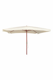 OMBRELLONE RETTANGOLARE IN LEGNO mt 3 x 4 - palo mm 48 - 8 stecche - bianco  - LIF