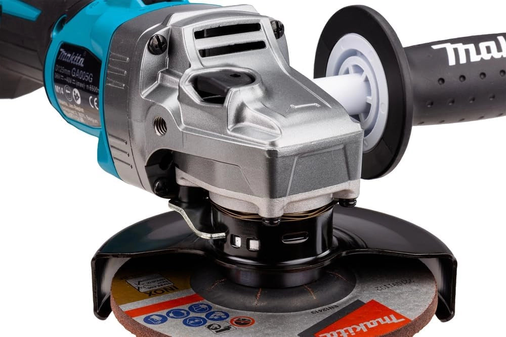 GA005GM201 - Smerigliatrice angolare 125 mm Brushless XGT + 2 batterie 40 Vmax 4 Ah Li-ION BL4040 + caricatore DC40RA + cofanetto Makpac