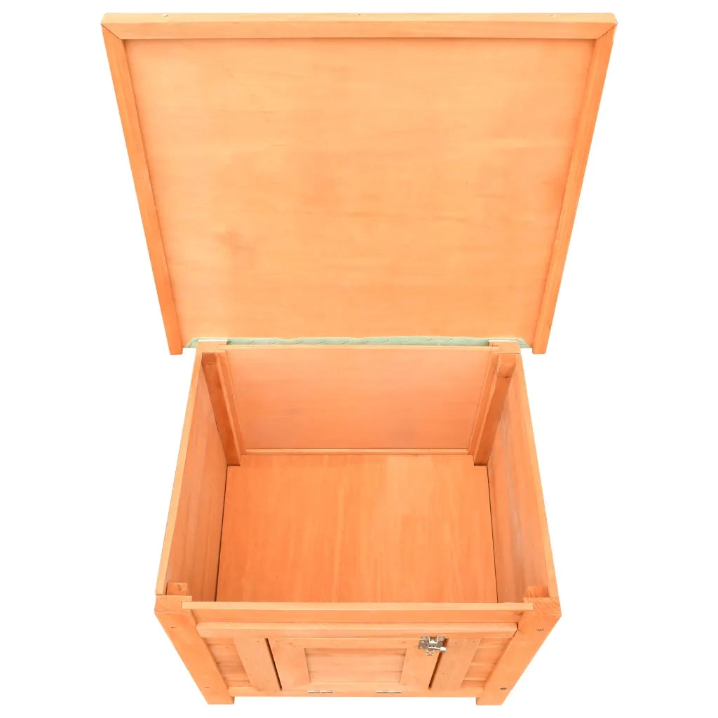 Cuccia per Gatti in Legno di Pino e Abete 50x46x43,5 cm 170640