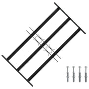 Griglia Finestra 75.5 x 45 cm Acciaio verniciato a polvere Nero 42020561