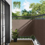 Schermo da balcone-Pannello per balcone 120 x 200 cm Oxford alu rivestito in PU 205718