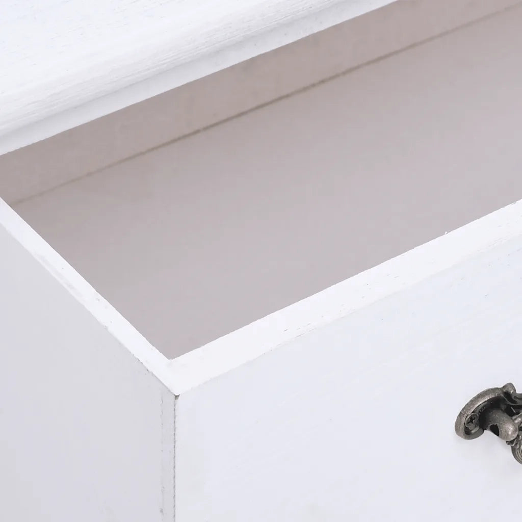 Cassettiera Bianca 60x30x75 cm in Legno CFW2955962