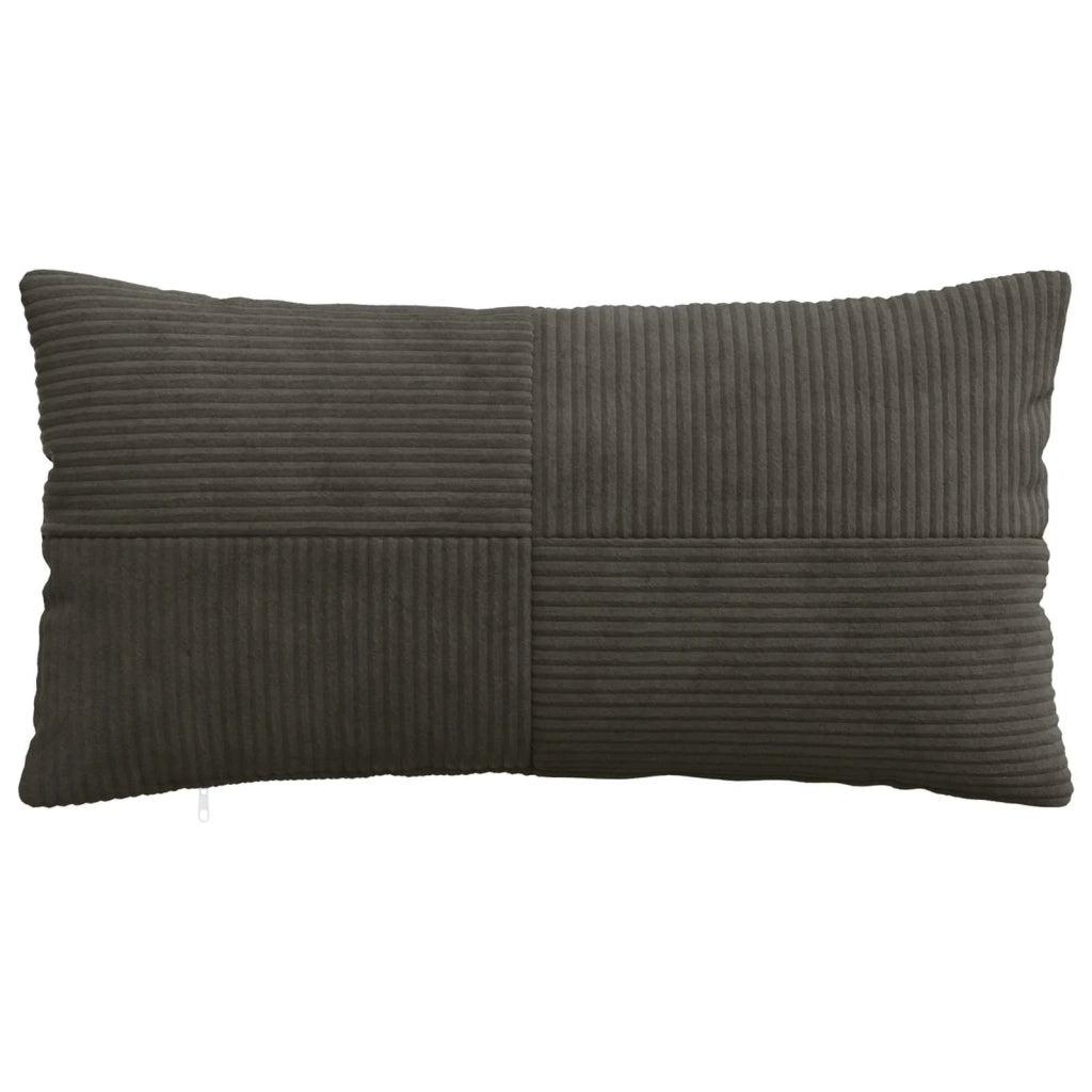 Federa 2 pcs ALMELO Antracite 40 x 70 cm corduroy 914497
