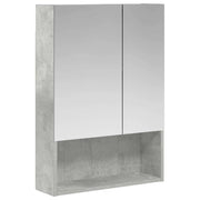 Mobiletto per specchio da Bagno | Armadio da bagno con lo scaffale Grigio cemento