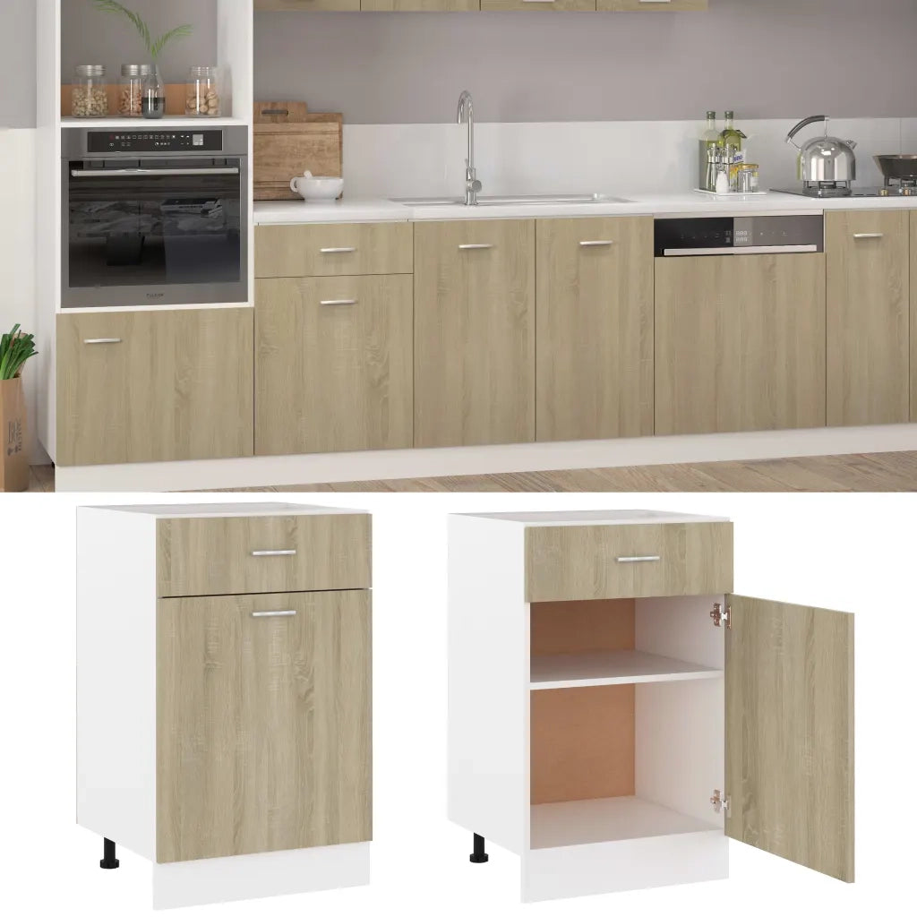 Armadio Inferiore Cassetto “Lyon” Rovere Sonoma 50x46x81,5 801223