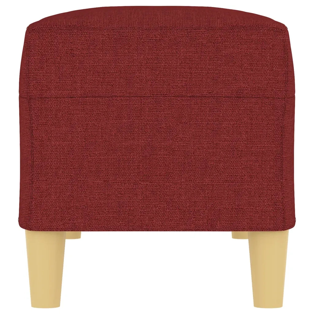 Panca Rosso Vino 100x35x41 cm in Tessuto 349381
