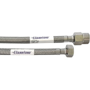 FLESSIBILE INOX MODELLO PROLUNGATO  CM. 50- MF 1/2 x 1/2- DH- pezzi 1