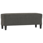 Panca 100 x 35 x 41 cm velluto grigio scuro 02_0010492